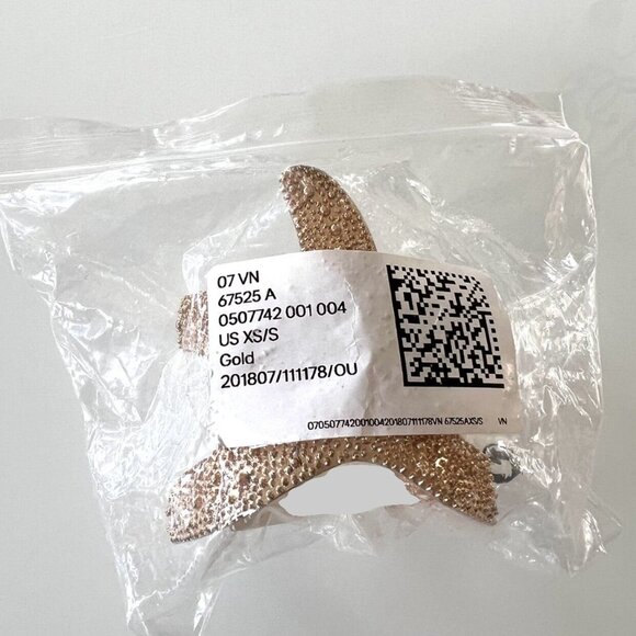 🆕NWT H&M Gold Starfish Cuff Bracelet - Picture 7 of 7
